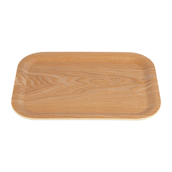 Plateau fast food en BOIS 28.5 x 20.5 cm