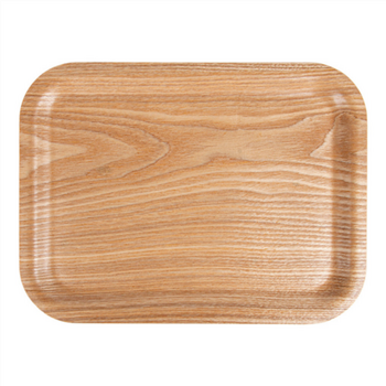 Plateau fast food en BOIS 32 x 24 cm