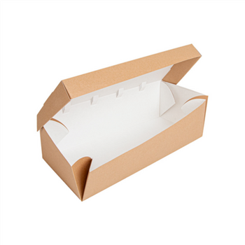 Coque Panini en carton nano-micro KRAFT 24x10x7 cm - carton de 400 unités