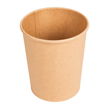 Récipient en carton double paroi KRAFT avec couvercle en PP 960 ml - carton de 250 unités