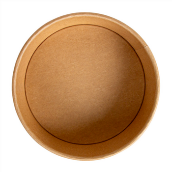 Boîte à salade en carton NOIR 750 ml - carton de 300 unités