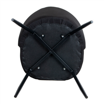 Chaise Supra Tek NOIR polyester - Carton de 4 unités