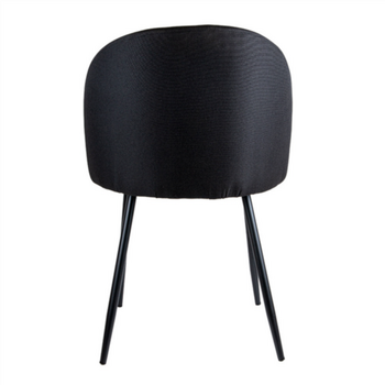 Chaise Supra Tek NOIR polyester - Carton de 4 unités