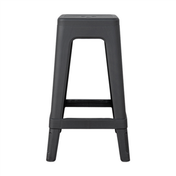 Tabouret empilable NOIR en PP - Carton de 4 unités