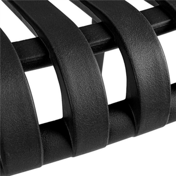 Chaise d'extérieur empilable NOIR en PP - Carton de 4 unités