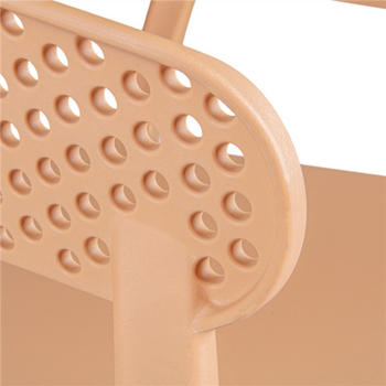 Chaise d'extérieur empilable BEIGE en PP - Carton de 4 unités