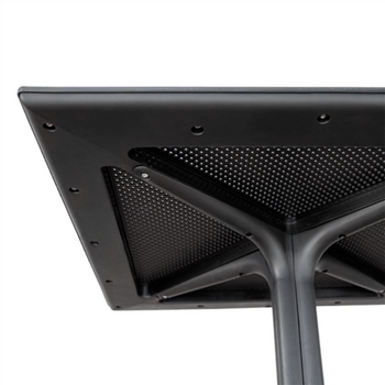 Table carrée NOIRE en PP - Carton de 1 unités