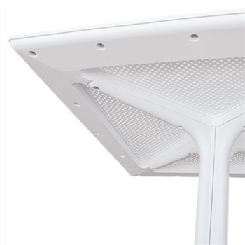 Table carrée BLACNHE en PP - Carton de 1 unités