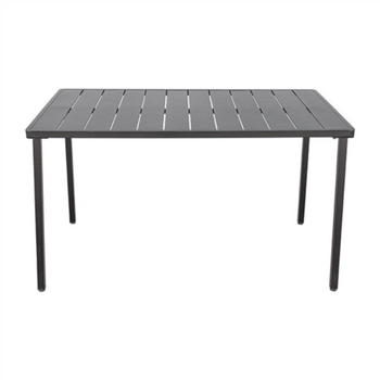 Table rectangulaire NOIRE en PP - Carton de 1 unités