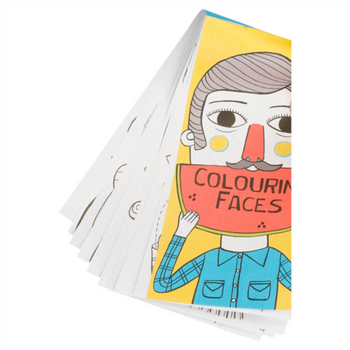Cahiers de coloriage châteaux / visages - Assortiment de 400 cahiers