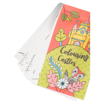 Cahiers de coloriage châteaux / visages - Assortiment de 400 cahiers