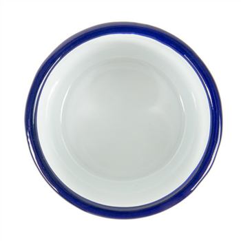 Pot droit en fer émaillé BLANC 700 ml 10 x 10 cm- paquet de 6 unités