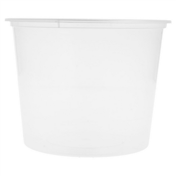 Pot traiteur transparent 600 ml 11.5 x 8.5 cm - carton de de 500 unités