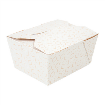 Boîte américaine étanche en carton nano-micro CUBE 780 ml - carton de 500 unités