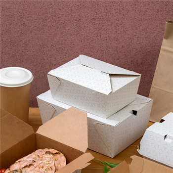 Boîte américaine étanche en carton nano-micro CUBE 1350 ml - carton de 300 unités