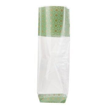 Sachet avec fond rigide GOURMET VERT MATCHA 120 x 275 mm - carton de 1000 unités