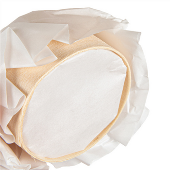 Anneau de cuisson en bois avec papier siliconé 55ml - 5x3cm - carton de 100 unités
