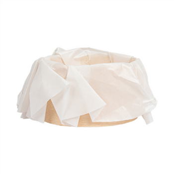 Anneau de cuisson en bois avec papier siliconé 55ml - 5x3cm - carton de 100 unités