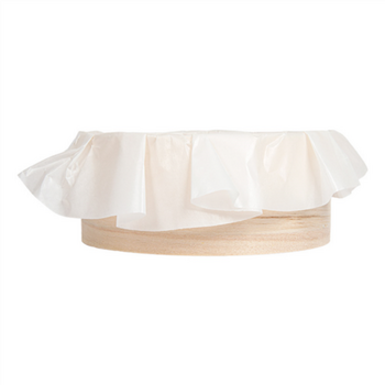 Anneau de cuisson en bois avec papier siliconé 545 ml - 11.8x3cm - carton de 100 unités