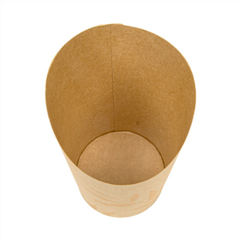 Gobelet à frites ouvert carton recyclé Feel Green 480 ml - carton de 1000 unités