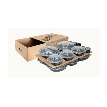 Boîte transport traiteur MARRON 59x38x20(h) cm - carton de 25 unités