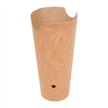 Gobelet à frites avec fermeture carton recyclé Feel Green 660 ml - carton de 1000 unités