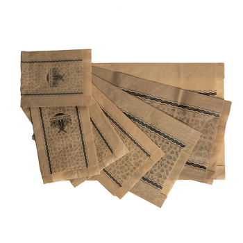 Sac à croissants MOULIN kraft avec impression 18 + 6.5 x 31 cm - carton de 1000 unités