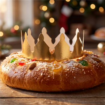 Couronne pour galette des rois 6.5x63 cm - Pack de 100 unités