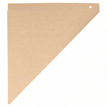 Cornet kraft 24 x 34 cm NATUREL 400 g pour marrons chauds - paquet de 250 unités