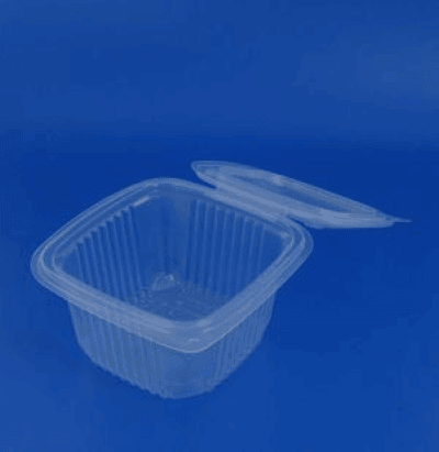 Barquette micro-ondable à couvercle à charnière 375ml - pack de 900 unités