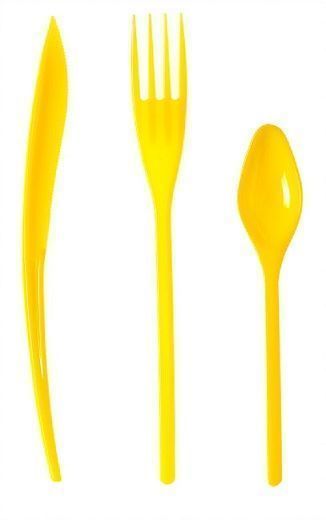 Ménagère élégance JAUNE - carton de 720 unités