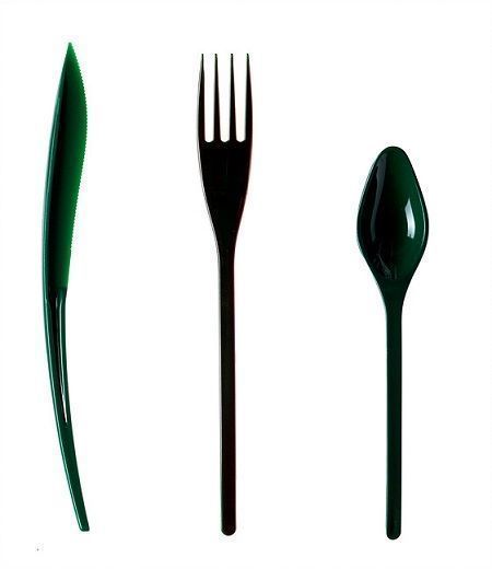 Ménagère élégance VERT SAPIN - carton de 720 unités