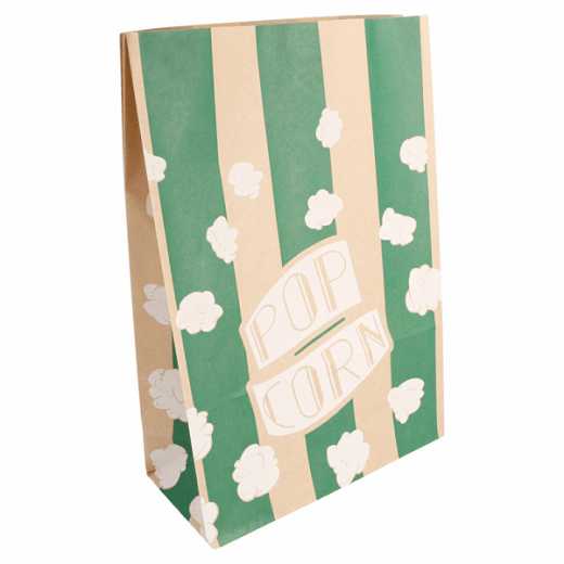 Sac à pop-corn stripes MAXI  5 l - carton de 500 unités