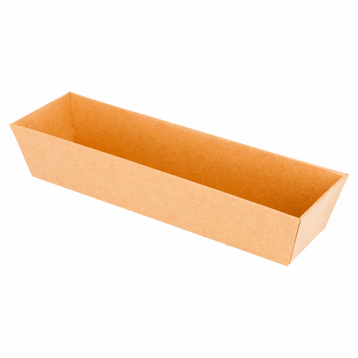 Barquette KRAFT pour sushi 18x5.5x3.5cm - carton de 1000 unités