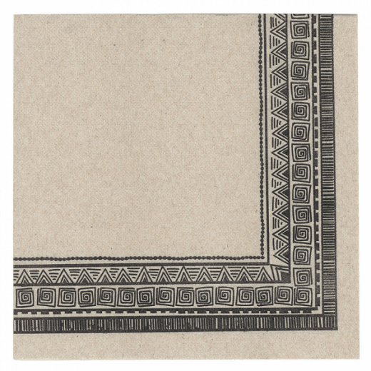 Serviette Double Point® 40x40cm pliage 1/4 Nairobi FEEL GREEN - Carton de 1200 unités