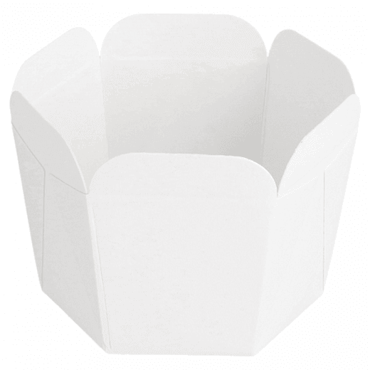 Pot en carton pour riz/ pâtes / salades / plats cuisinés Blanc 100 ml - carton de 5000 unités