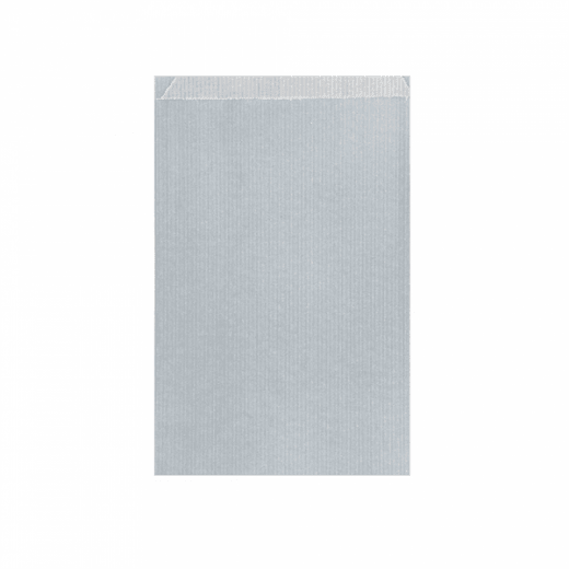 Sachet Plat 12+5x18cm Argent - Pack de 250