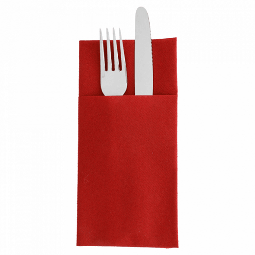 Serviette Soft kangourou 40x40cm BORDEAUX - Carton de 700 unités