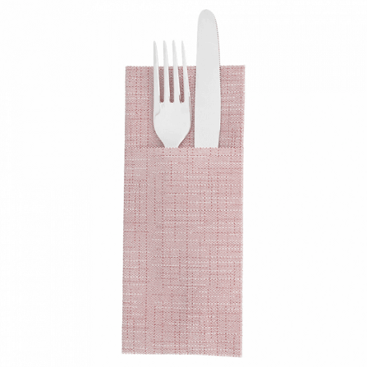 Serviette Soft kangourou 33x40cm texture Fil BORDEAUX - Carton de 700 unités