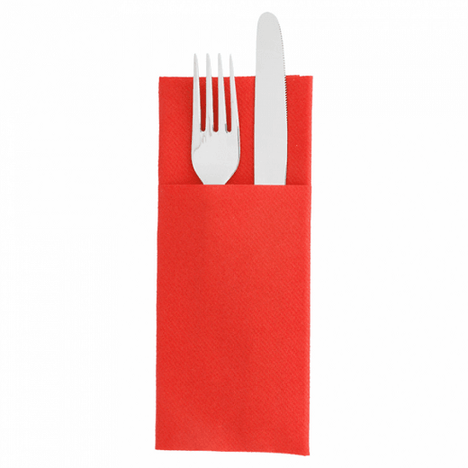 Serviette Soft kangourou 33x40cm ROUGE - Carton de 700 unités