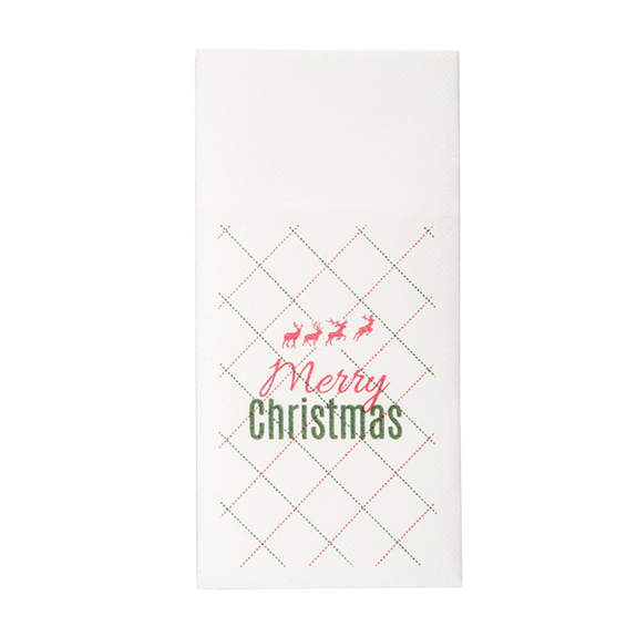 Serviette soft kangourou RUDOLPH 40x40 cm - Carton de 700 unités