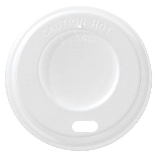 Couvercle dôme BLANC pour gobelet en carton 12 cl - carton de 1000 unités
