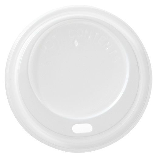 Couvercle dôme BLANC pour gobelet en carton 53 cl - carton de 1000 unités