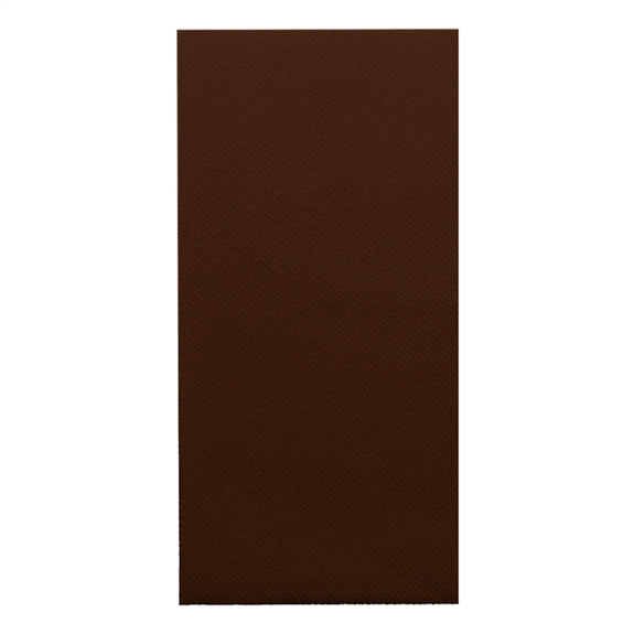 Serviette Soft voie sèche 40x40 cm 1/8 CHOCOLAT - carton de 700 unités