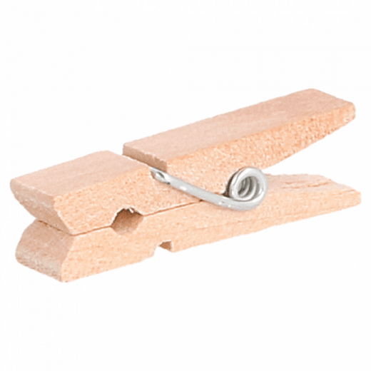 Mini pince à linge en bambou 3.5 cm - pack de 100 unités