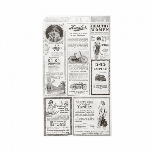 Sac crêpes Times ouvert sur 2 côtés 13 x 22 cm - pack de 500 unités