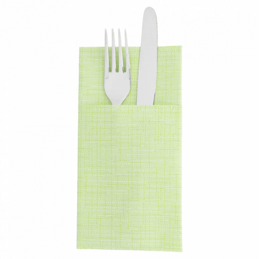Serviette Soft kangourou 40x40cm texture Fil KIWI - Carton de 700 unités