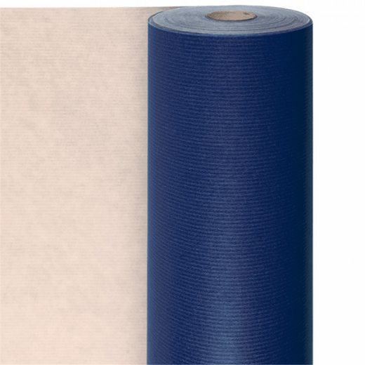 Rouleau papier emballage 0.7x100m Bleu - Kraft 60g/m2