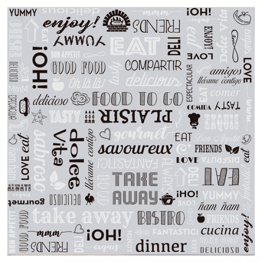 Feuille ingraissable Parole ALU 31 x 31 cm - pack de 1000 feuilles