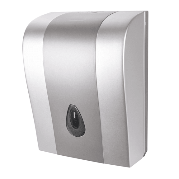 Distributeur de serviettes en ABS couleur métal - 27.5x37x13.5 cm - Carton de 1 unité